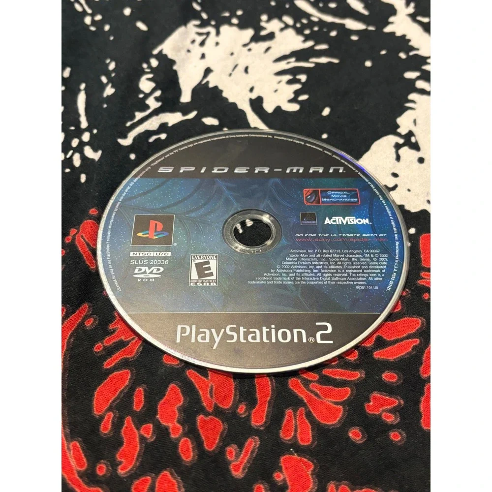 Spider-Man Sony PlayStation 2 PS2 2002 Movie Game Disc Only SLUS 20336